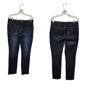 WESTBOUND THE FIT FORMULA FLEXIBLE COMFORT RHINESTONES ACCENT SKINNY JEANS 8R